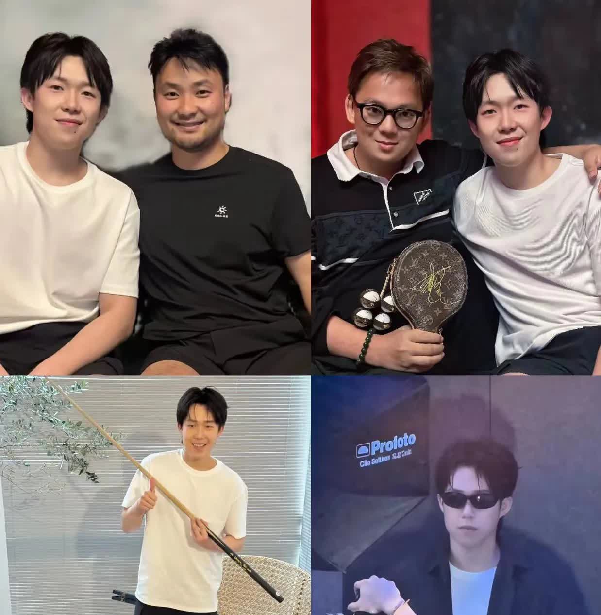 还得是王楚钦，这效率没谁了！一天功夫，就穿那套衣服，愣是跑了四个地方，