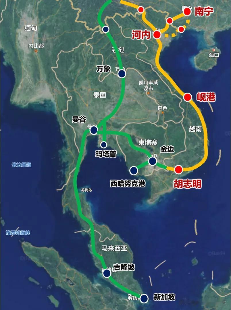 越南天天想高铁都想疯了，好像高铁一通，国家经济就原地起飞。但是雅万高铁已经已经证