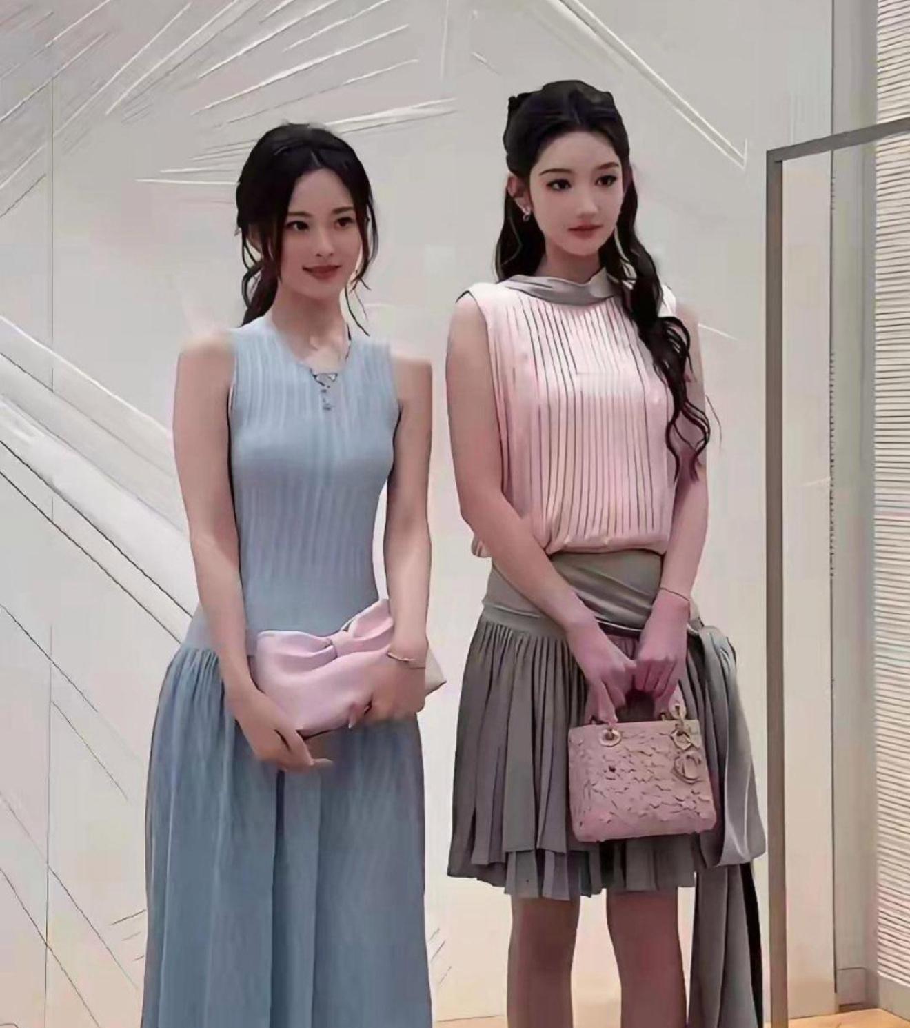 王玉雯和路人合照，这就是明星和普通人的差距吗