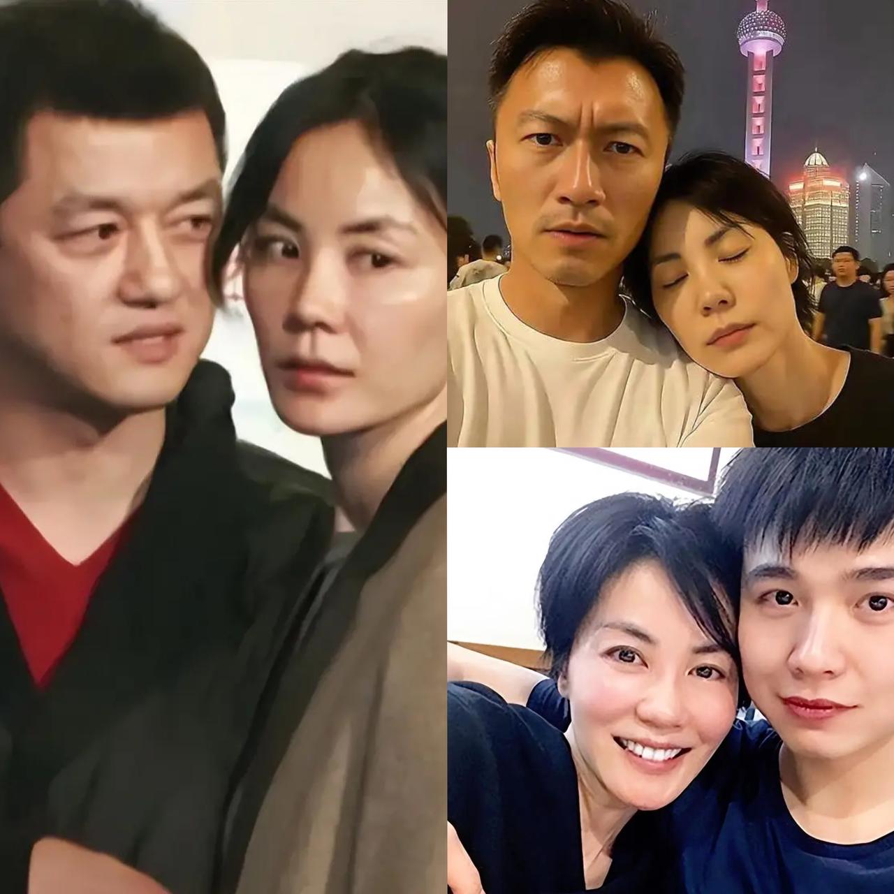 王菲的多面性，和前夫李亚鹏在一块的时候，面无表情，没有笑容，和谢霆锋在一起