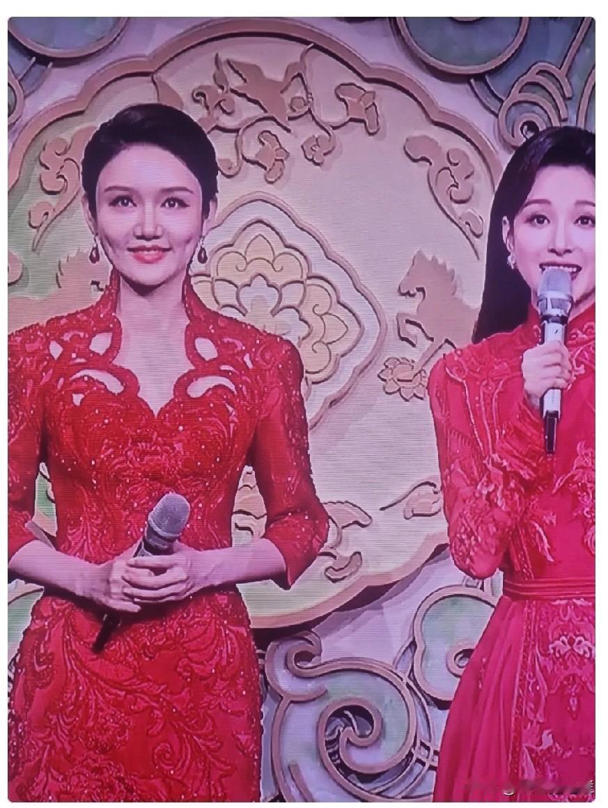 春晚的这个主持人火了不过并不是因为她主持的很好反而是被大家发现了问题今年