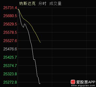 美股这是怎么了，开盘后全线大跳水。纳斯达克从+1%到快-1%了，美光科技震撼了全
