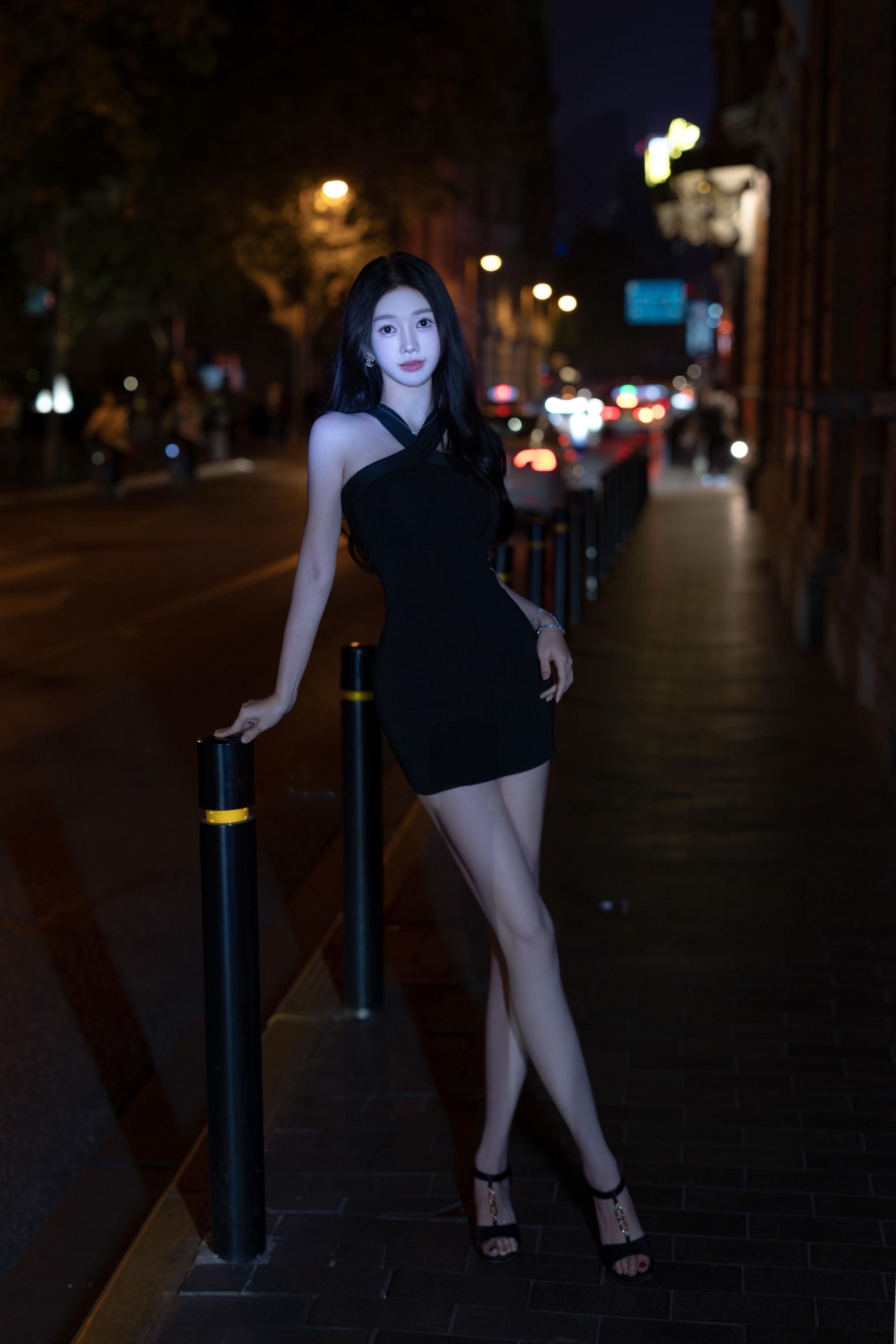 甜御 大长腿 夜晚拍照才有感觉