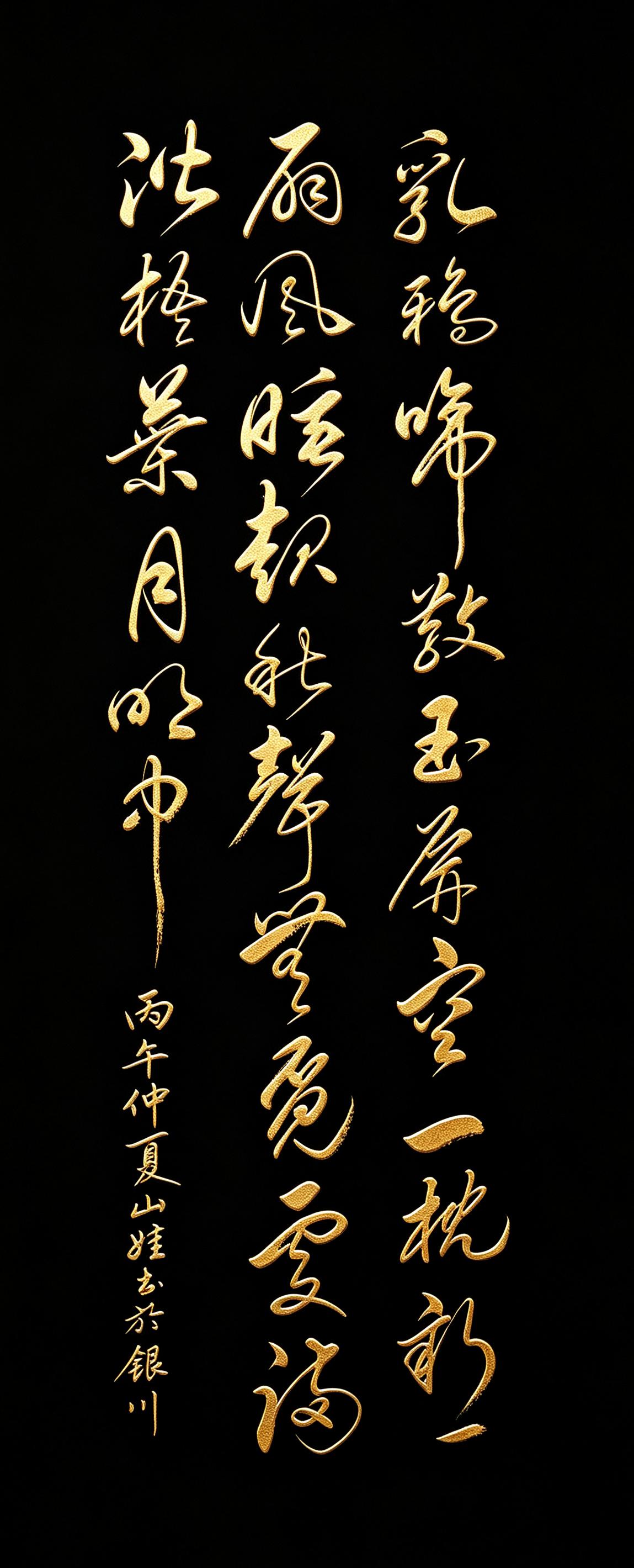 诗书相融，一纸写尽古人秋夜的悠然心境今天欣赏这幅草书，写的是刘翰那首公认写立