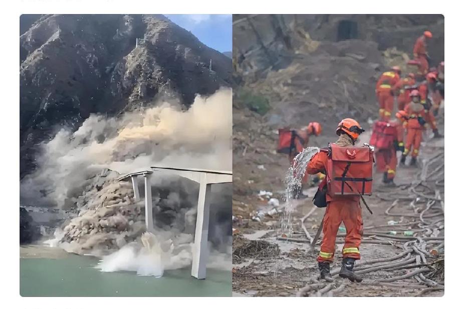 看到四川阿坝州红旗大桥坍塌的新闻时我心头一紧，可当确认消防员全员安全的瞬间，我突