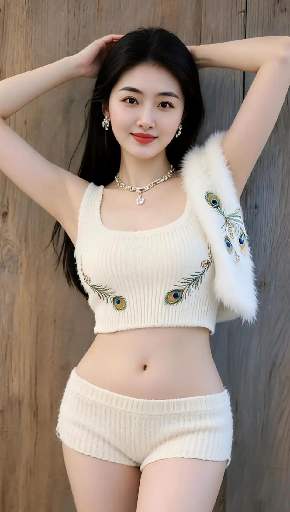 AI刺绣风写真 ai创作