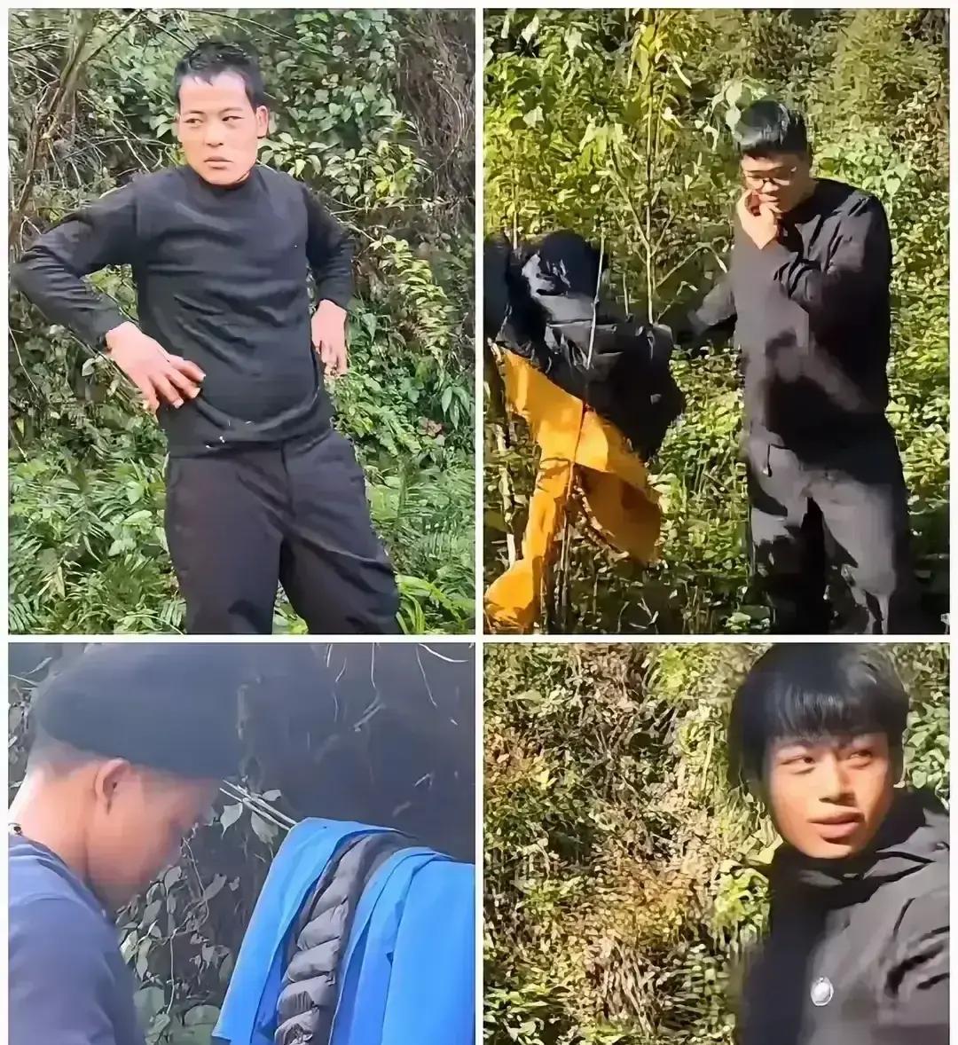 七星山荒野求生决赛打到第六天，建哥、刀疤哥、苗王、林北全在雨里硬扛。暴雨冲垮营地