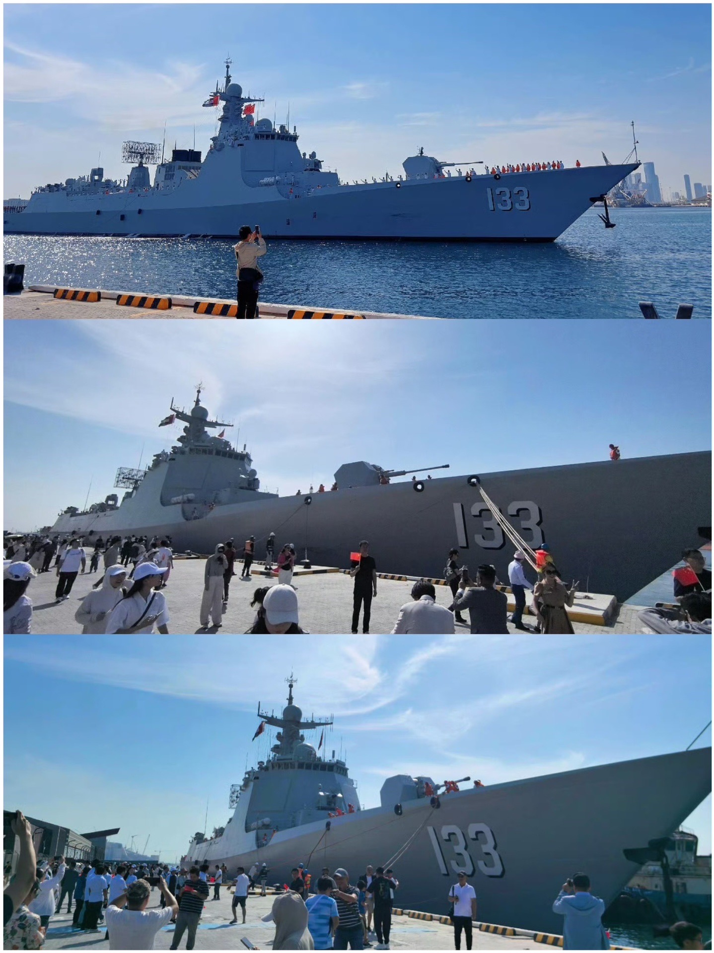 咱们的军舰跟海绵一样，泡发了