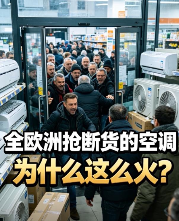 德国人为抢中国空调开始氪金了今年德国遭遇极端高温，气温直逼40度，但当地空调普及