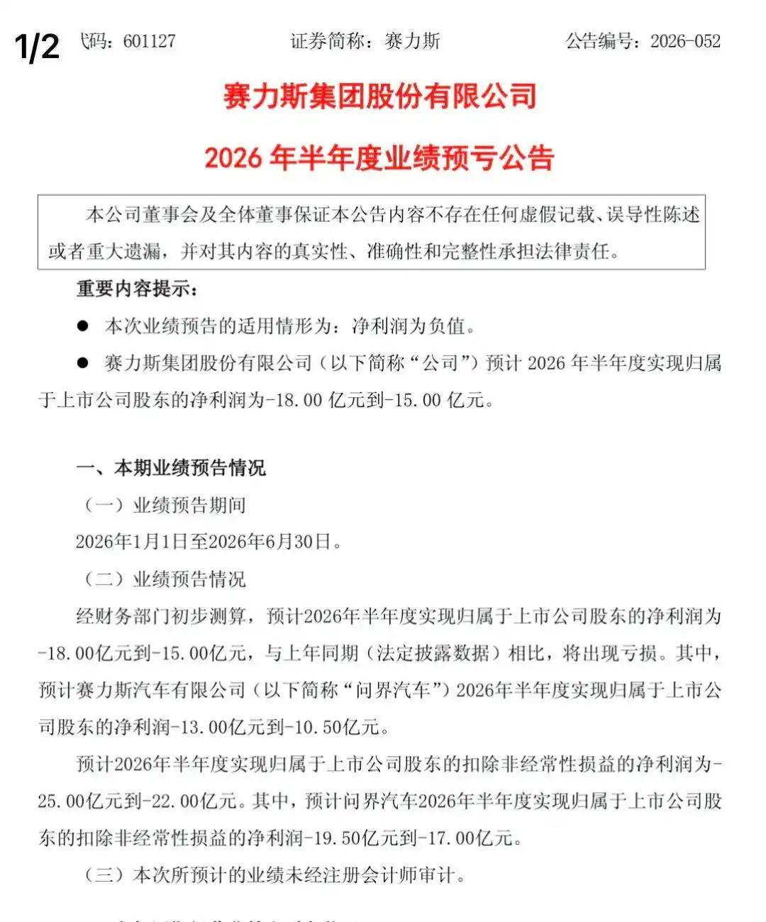 不夸张的说，过去的这一年，买入赛力斯的投资者，可是够惨的。真不知道，如果去年9月