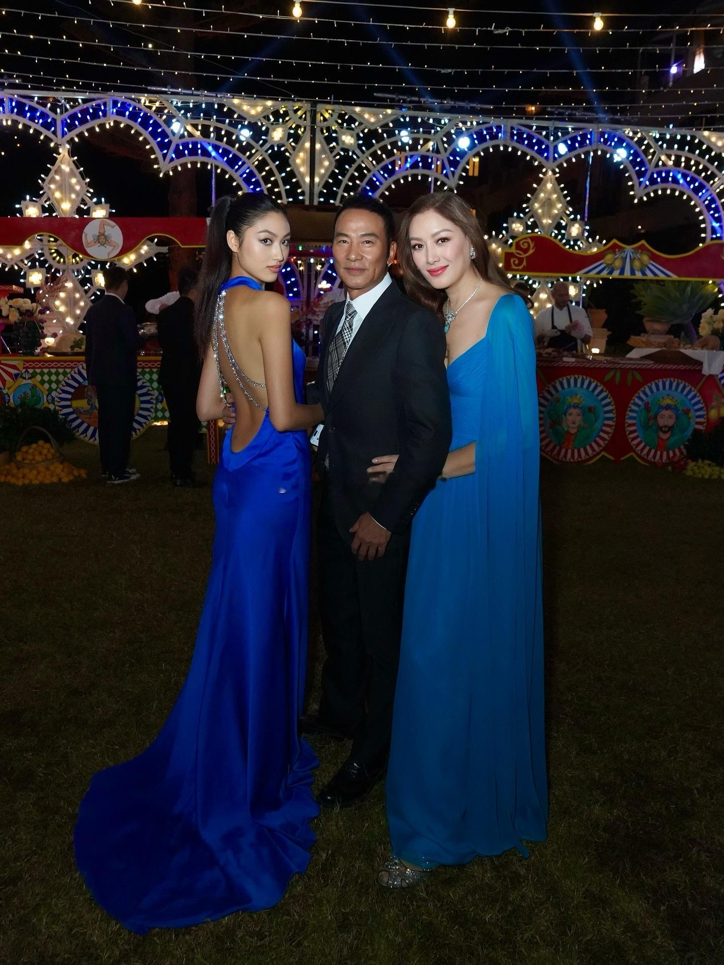 任达华、琦琦、女儿任晴佳​​​