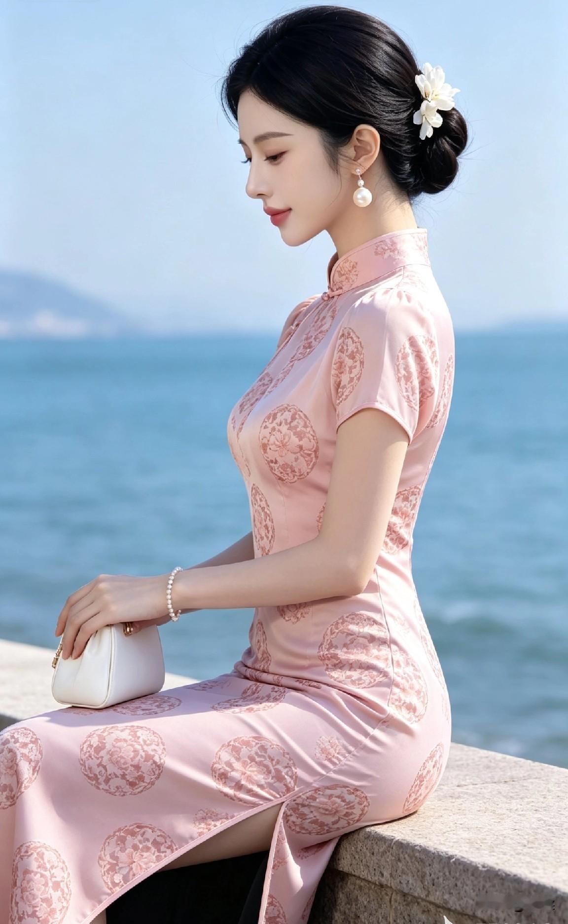 旗袍美妇
