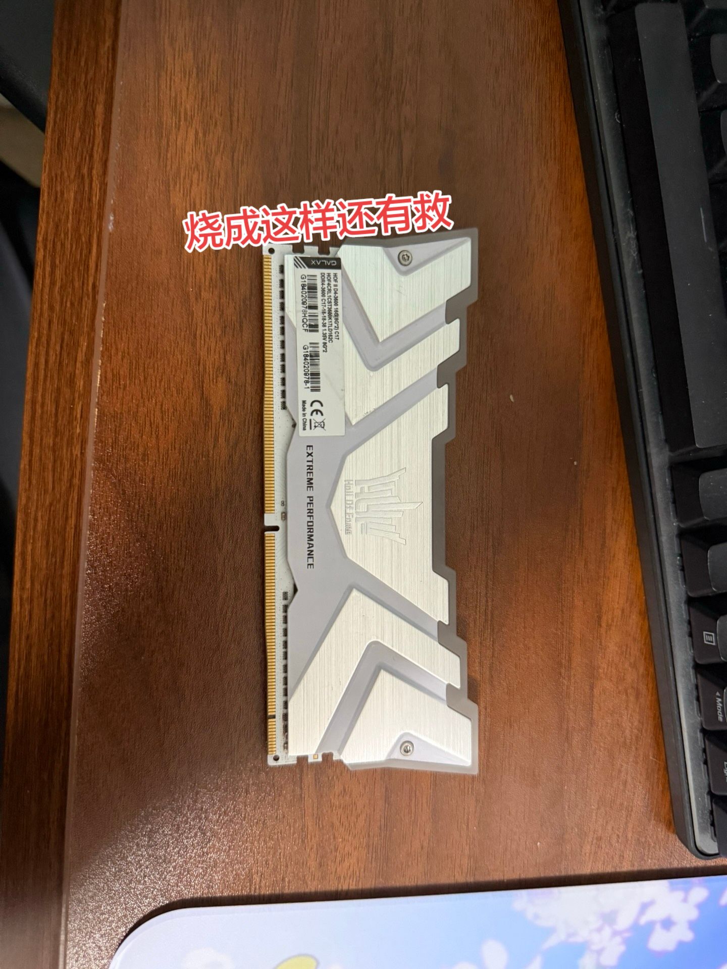 内存条DDR5这样就报废了3500没了内存条高频率内存条电脑拆机电脑硬件