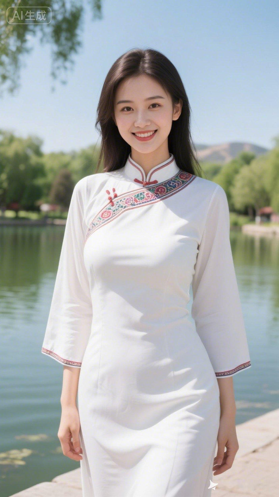 在湖畔的清新时光，感受传统与现代的完美融合。