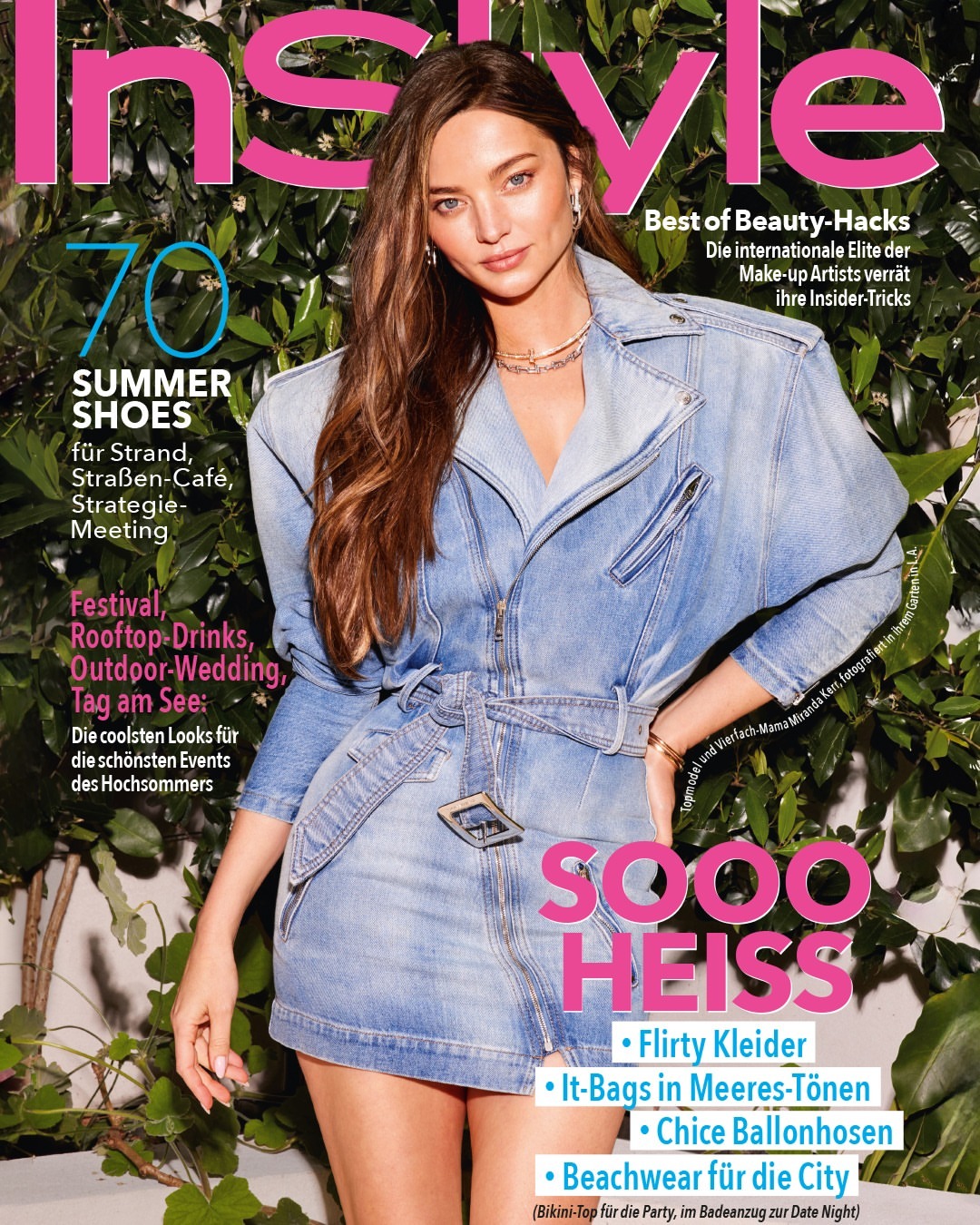 花园女神，米兰达可儿🌸MirandaKerr×InStyleGerma