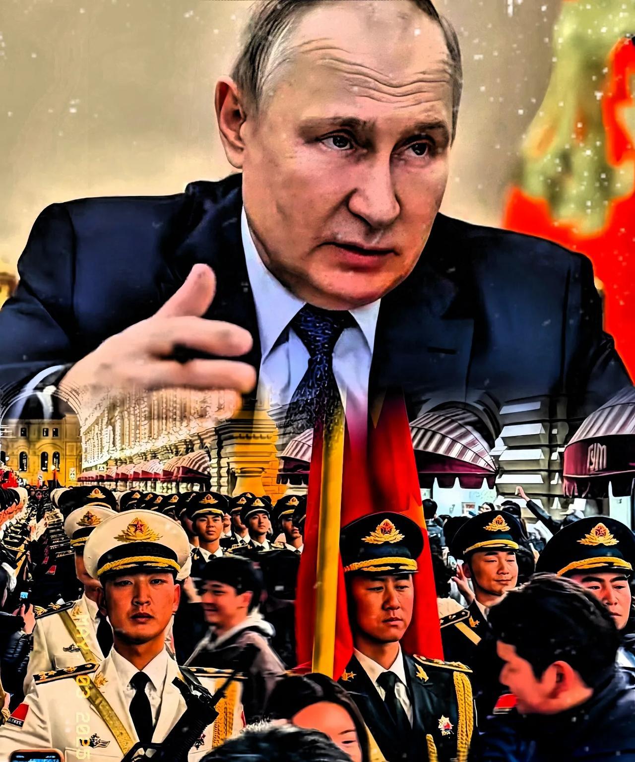 前两天我发了解放军在莫斯科红场阅兵排练的消息，不知道动了那些公知的神经。有人说“