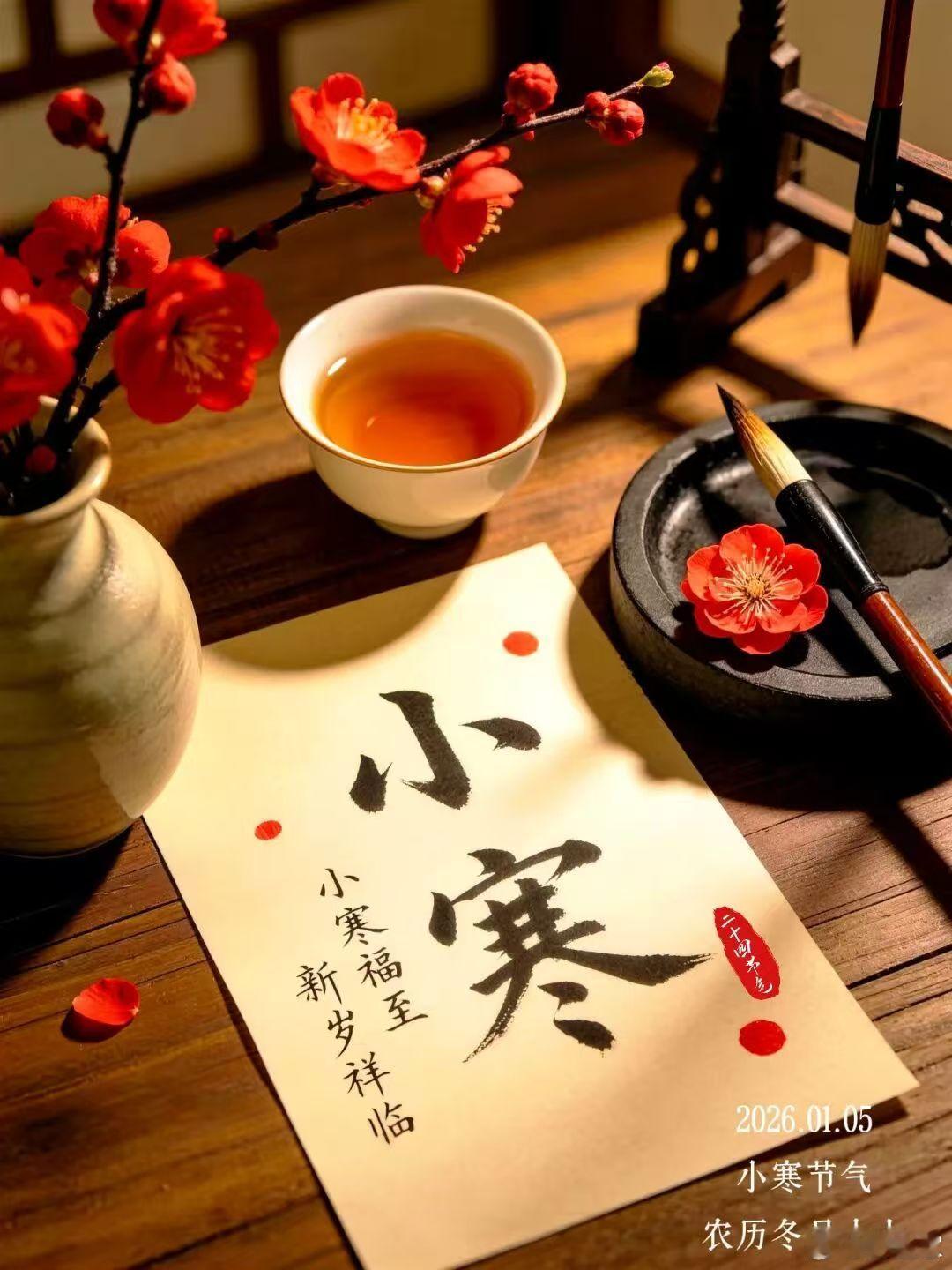 小寒养生冬练三九：小寒至大寒的这段时间，正值三九，适当的体育锻炼和户外活动，能够