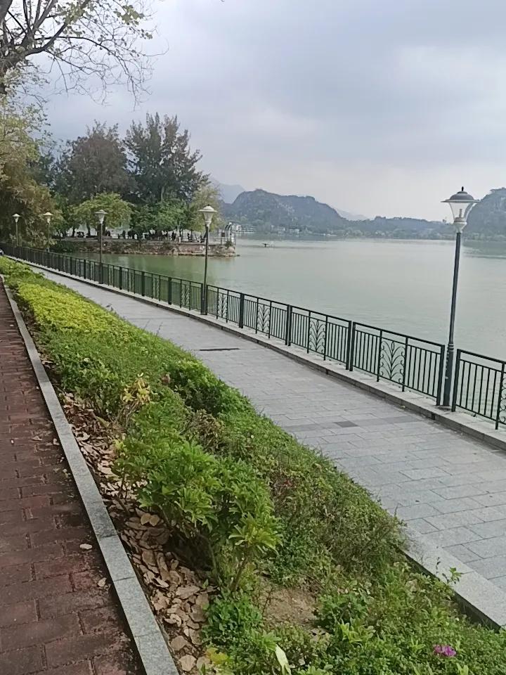 你敢相信吗？这里就是肇庆市的星湖全国5a级的风景区广东省，少有的风景这么优美