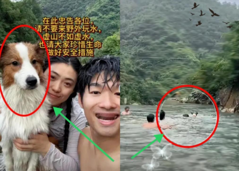 6月10日，广东清远，几个男子在河里游泳，其中一人突然体力不支，开始在水