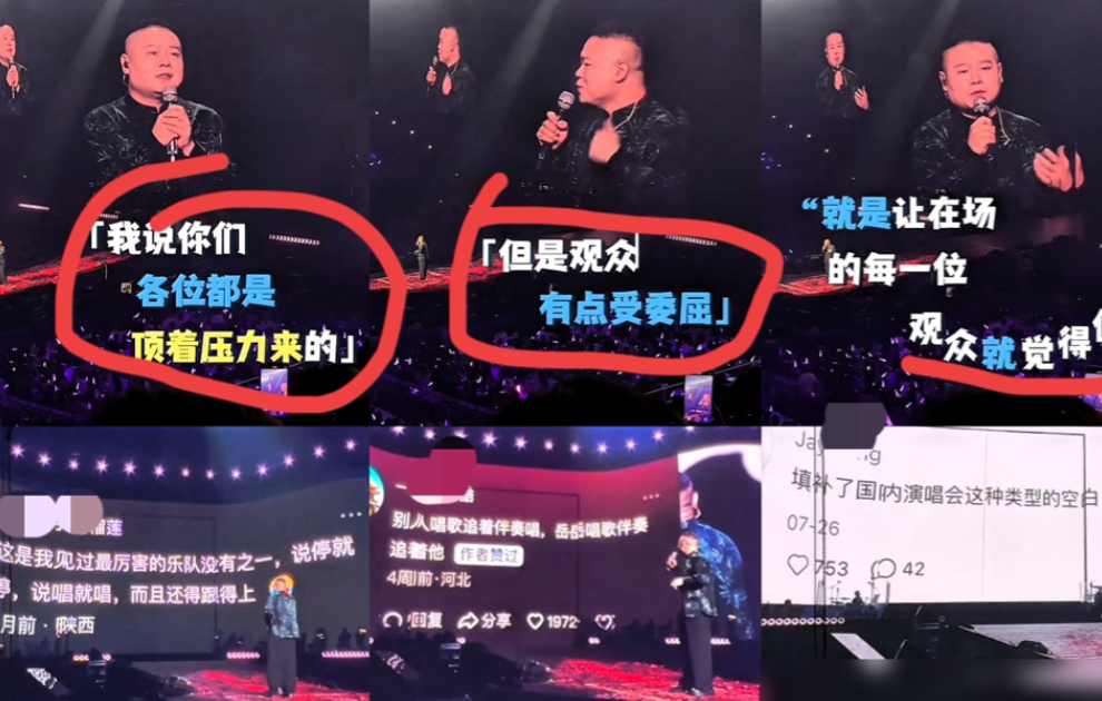 对门刘姐去了岳云鹏城都演唱会，她和我说了实话她说岳云鹏根本不像大家评论区骂得