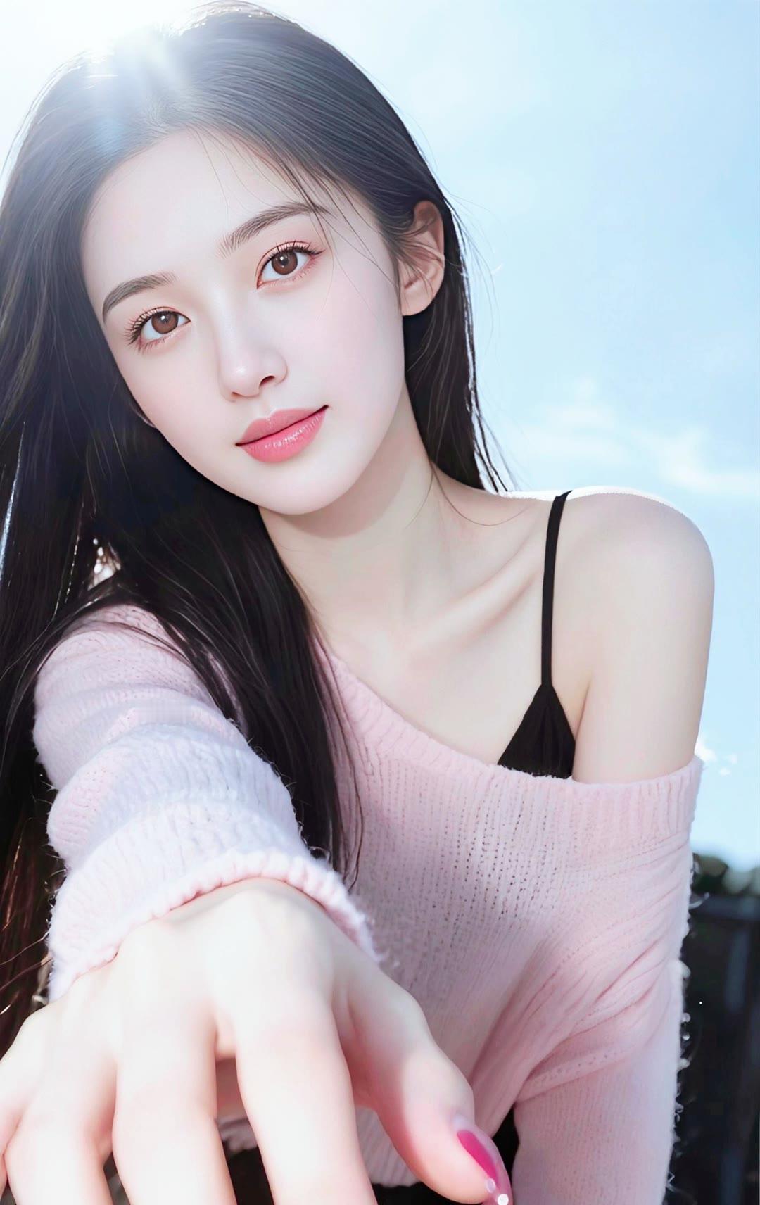 春风拂面，笑靥如花。