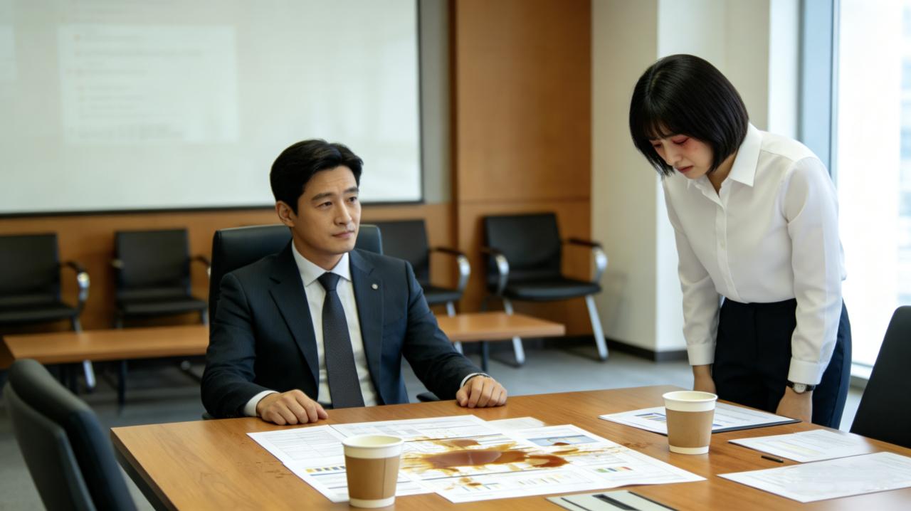 新来的实习生把咖啡洒在了会议记录上。总监没生气，反而笑着说：“没事，我当年也干