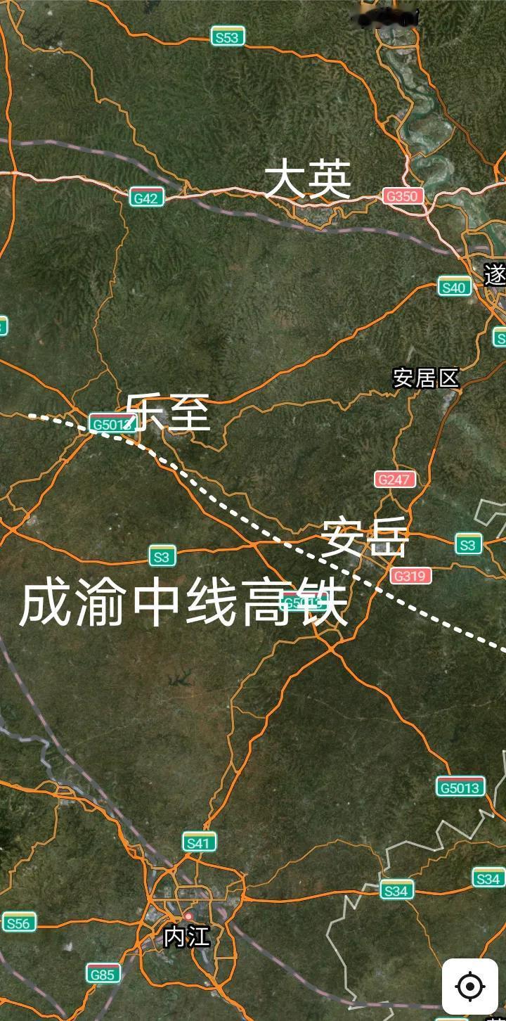 最快高铁，成都途经资阳安岳至重庆时速350公里的成渝中线高铁控制性工程全线约1.