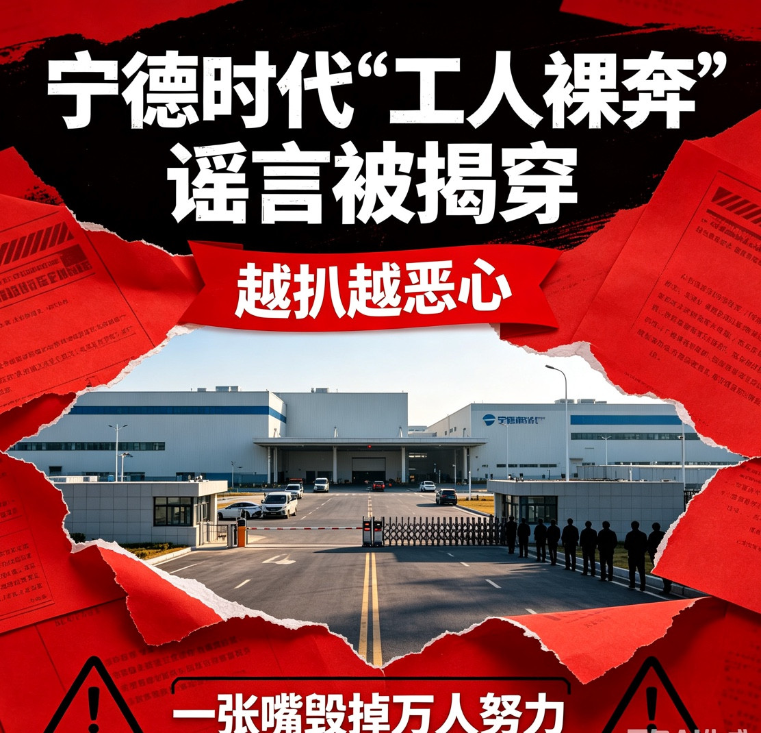 近日刷屏全网的宁德时代工人被逼裸奔事件，终于迎来真相。此前大量网友跟风转发，指责工厂严苛压榨、毫无人