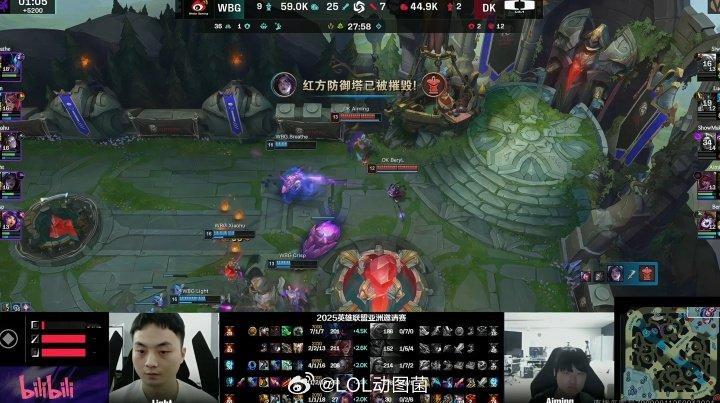 许哥和队友都是区啊！DK推出研发三巨头上中野三人合砍2/19/6今日亚洲邀请赛