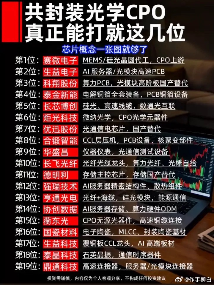 共封装光学CPO，真正能打就这几位。19位一起看看·第1位：赛微电子MEMS/硅光晶圆代工，CPO上