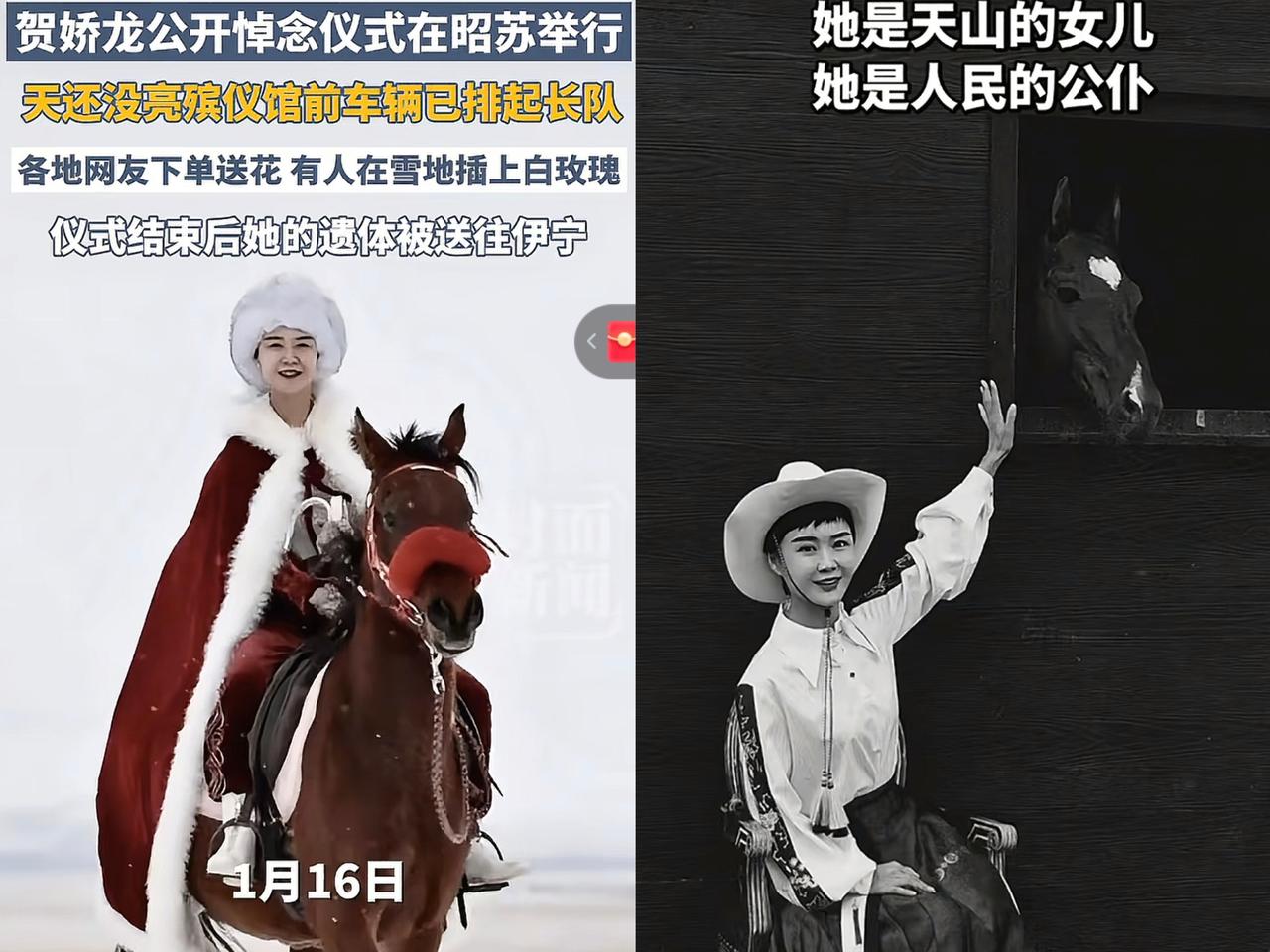 贺娇龙妹妹透露，姐姐一直忙着工作，连自己的孩子都没有生，而是收养了个聋哑女孩。她