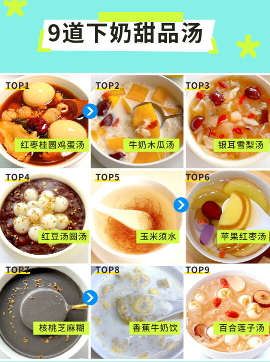月子下奶甜汤☞附详细做法！！