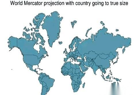 翻开大家从小用到大的地理课本，看一眼那张标准的世界地图。格陵兰岛在图上显得十分