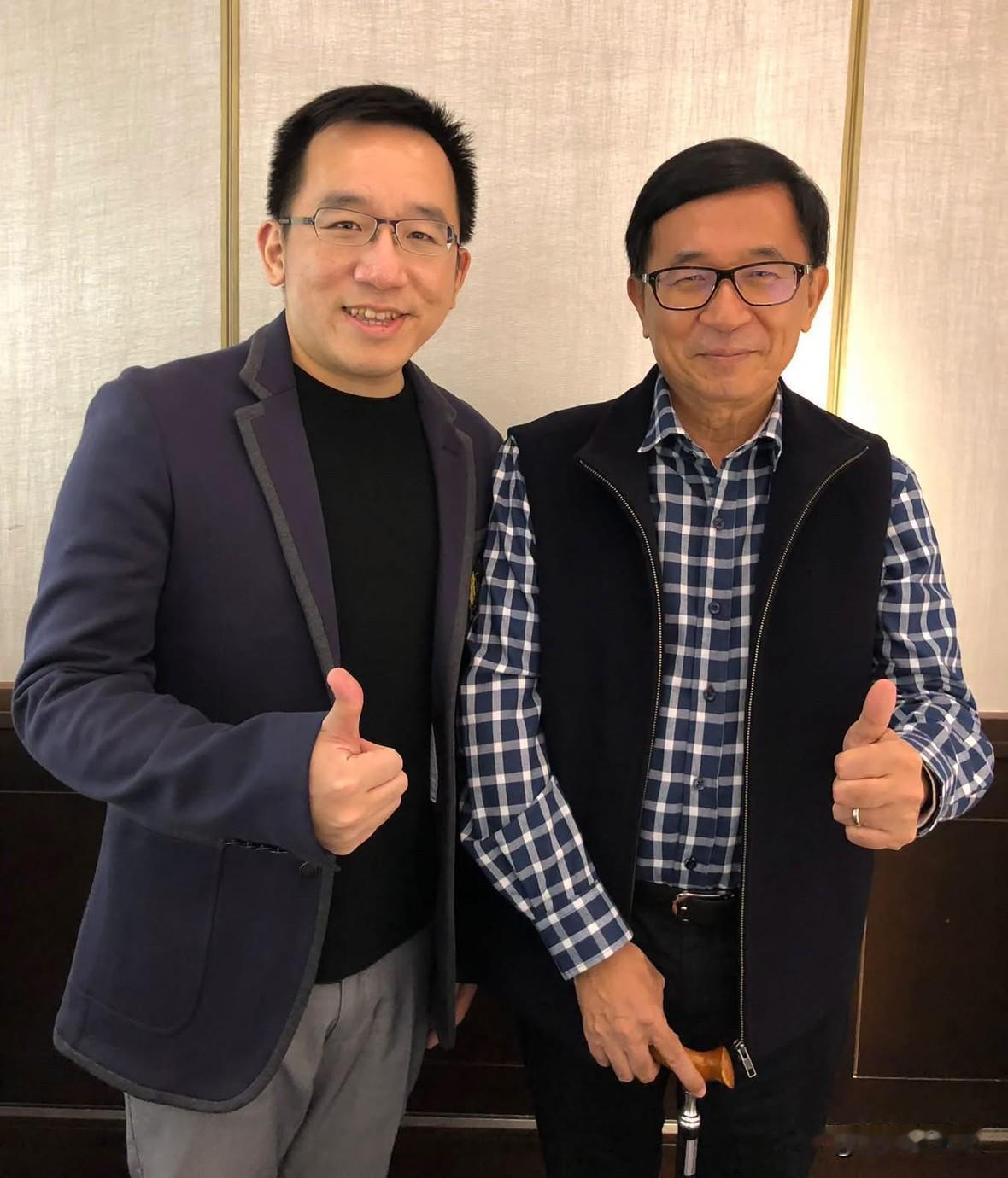 陈水扁之子陈致中今（11日）在社媒发文称，祝爸爸生日快乐，虽然他不过生日，他说人
