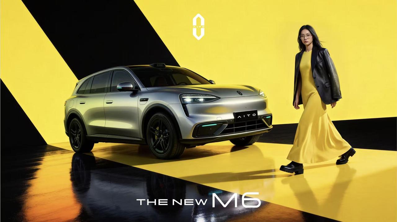 25-30万级市场要热闹了,猜想一波问界M6配置问界M6的银色外观图发布,除了