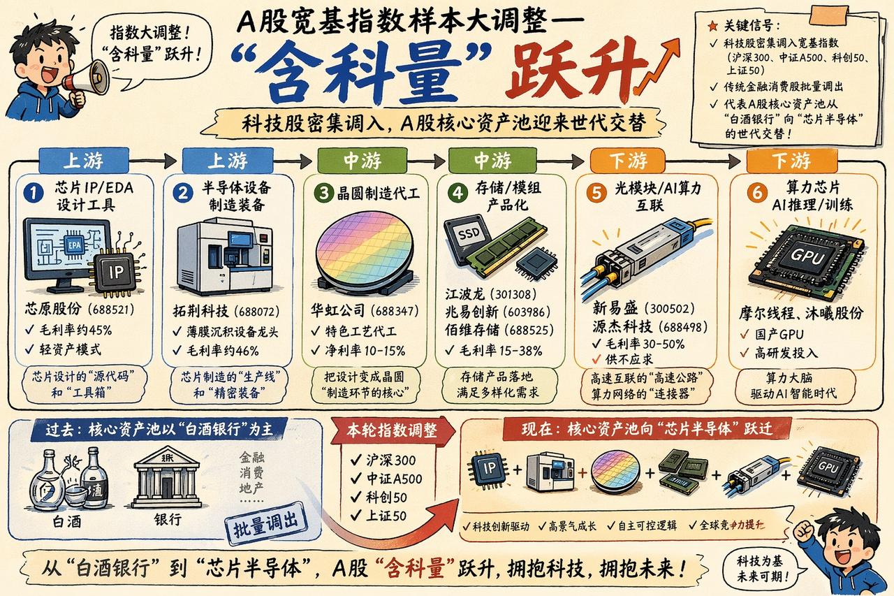 今天还是最搞笑的宽基调整报道是这样的本周五（6月12日），沪深300、中证A