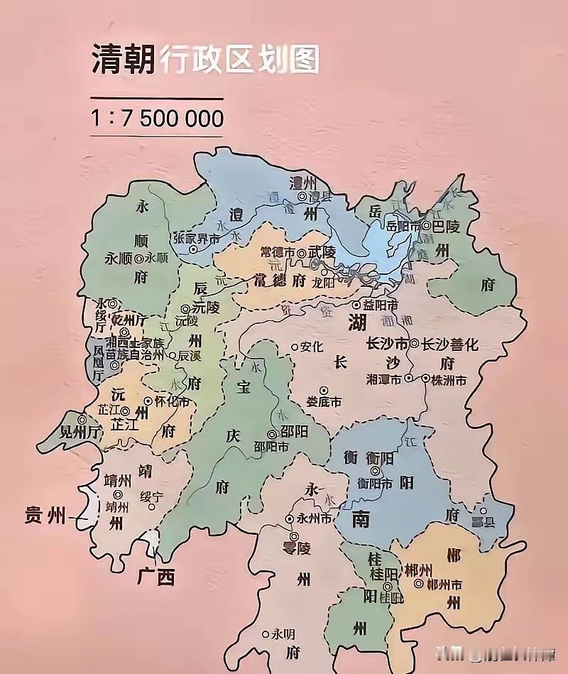 是否可以按照清朝长沙的行政区划，来规划长株潭合并后长沙的区划！按照当时的地图，