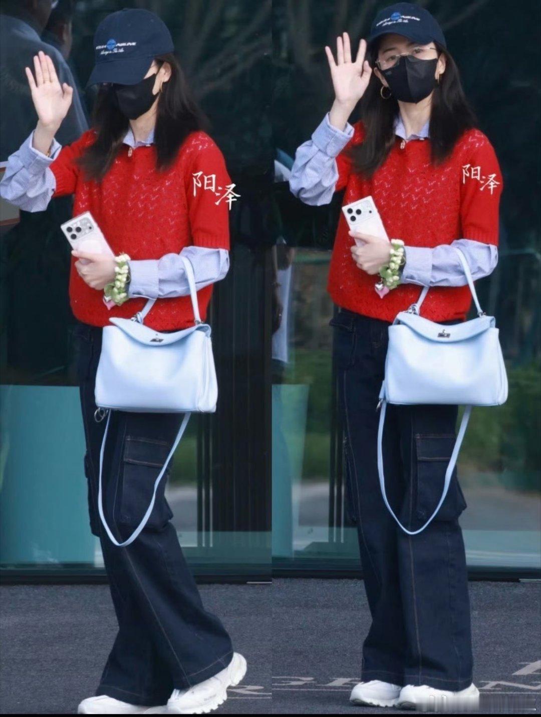 白鹿穿上miumiu了，感觉土土的，你们觉得适配度怎么样？