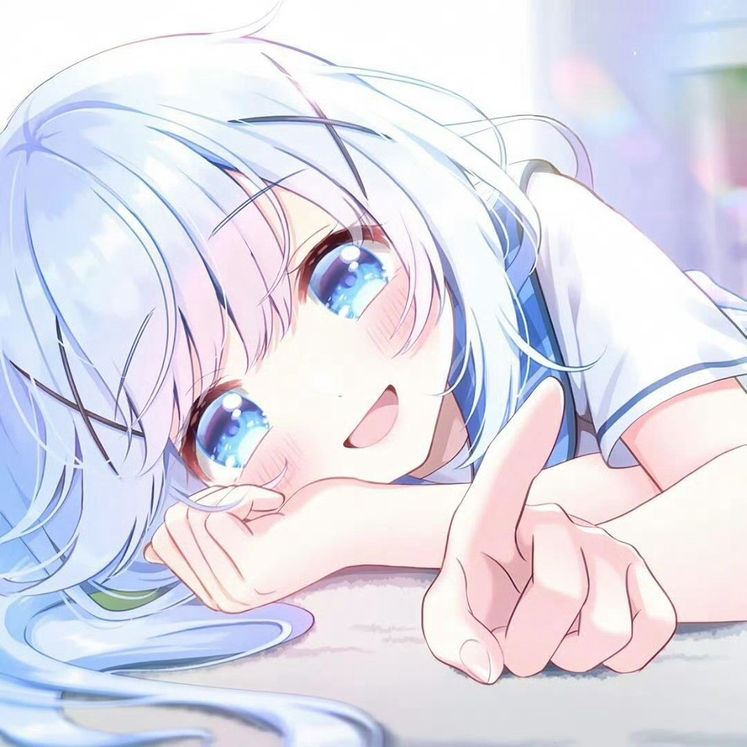 𝑾𝒆𝑪𝒉𝒂𝒕|动漫头像蓝色系自由感“你是盛开在沿途漫山遍野