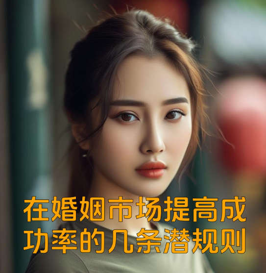 在婚姻市场提高成功率的几条潜规则
