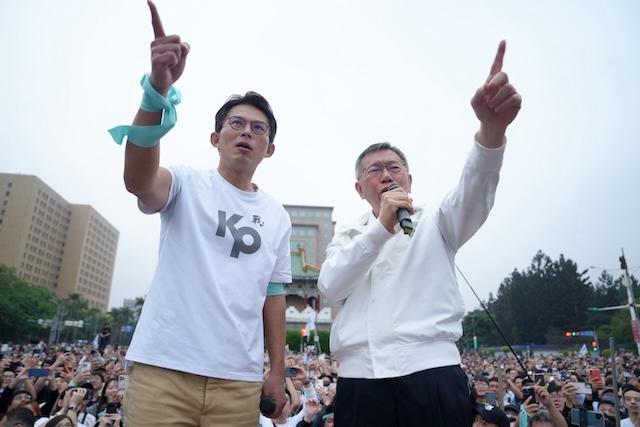 示威人数未达预期？群众动员热情减退　柯文哲警讯台湾民众党前主席柯文哲涉京华城案