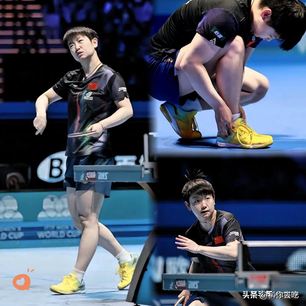 孙颖莎，上一秒是球台上的“小魔王”，下一秒就算不清“76+8”等于几，就离谱。