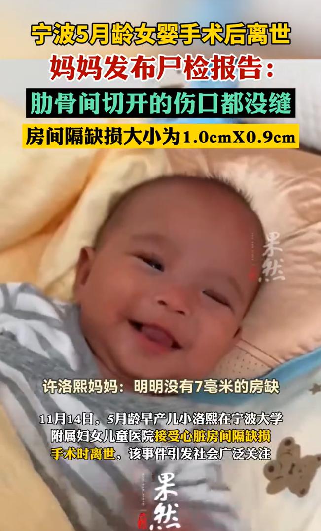 看到这个结果，作为外人我都心碎了，孩子的父母估计心如刀割啊。小洛熙的尸检报告