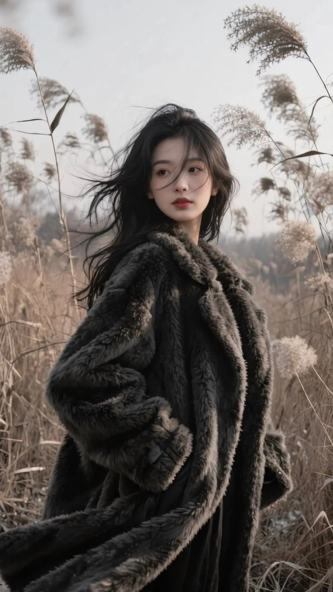 秋日野餐，暖阳下的温柔时光街拍高清美女