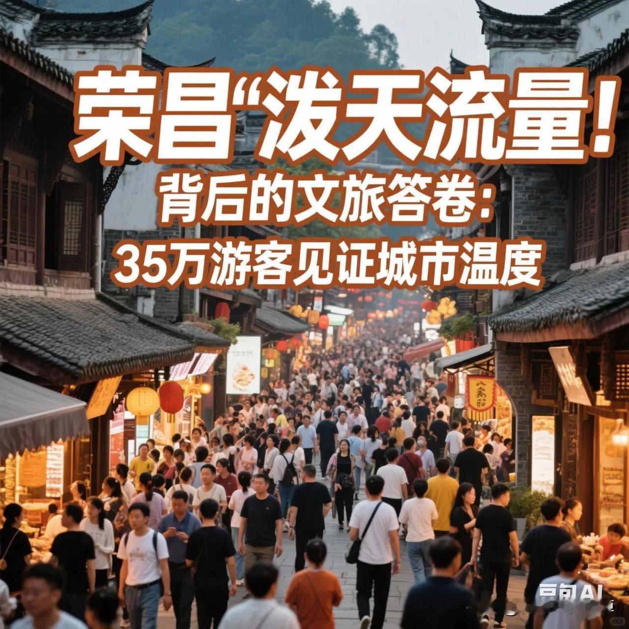 荣昌“泼天流量”背后的文旅答卷：35万游客见证城市温度今年五一假期，重庆