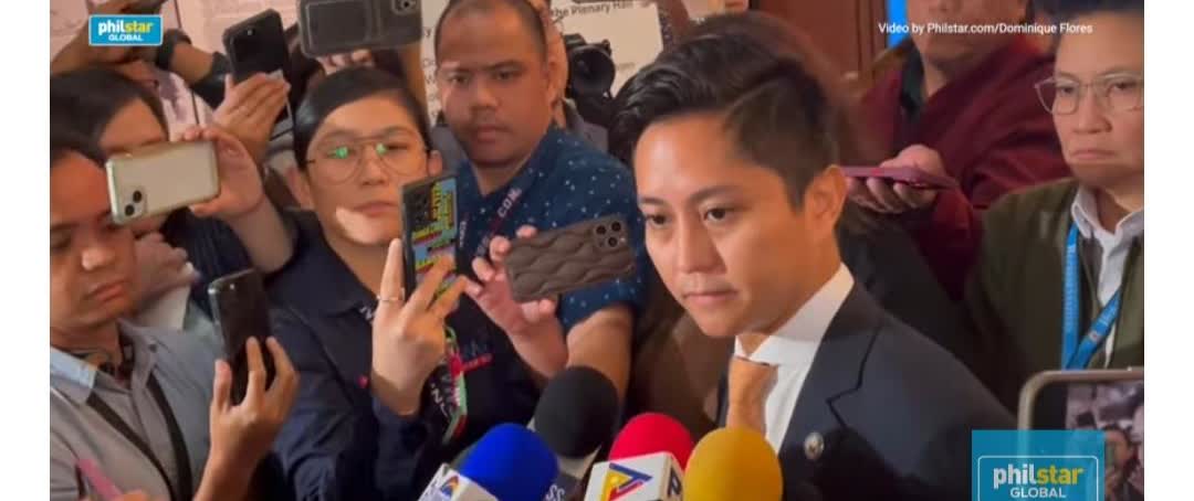 菲律宾媒体消息，在其叔叔马丁·罗慕尔德斯辞去众议院议长后，众议院多数党领袖桑德罗
