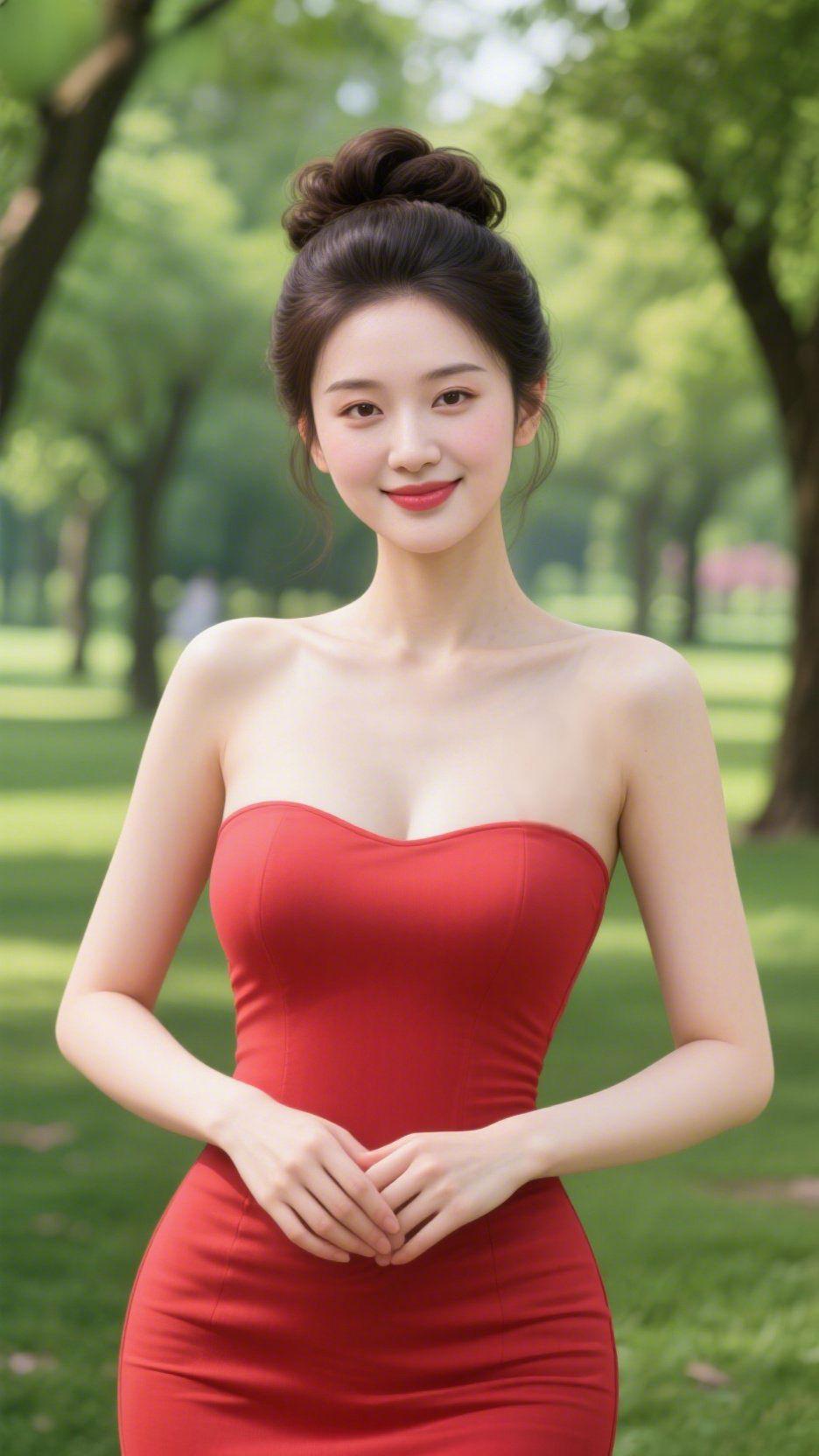 夏日林间治愈时晨光穿过层叠枝叶，在青草地撒下细碎金光。风裹着草木清润的气息