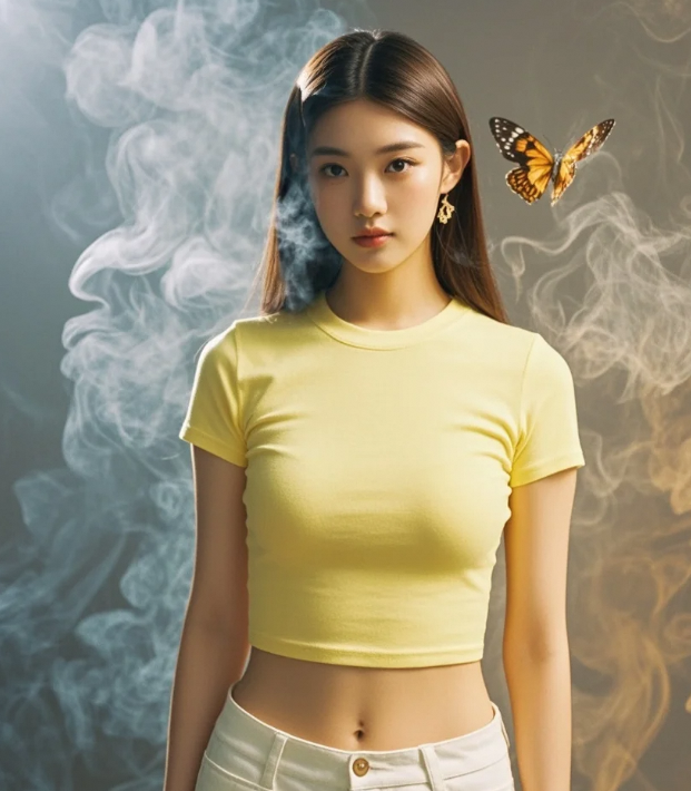 光影摇曳间的性感女神每个角度都美如画