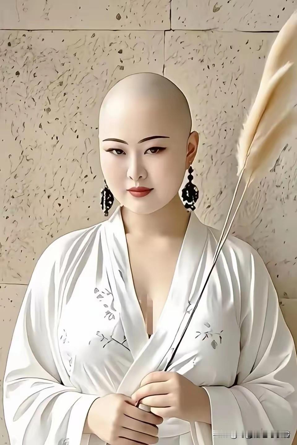 红颜悟禅美若天仙惹妒涎，官商子弟竞相缠。来者不拒欢颜换，岁去颜衰意惘然