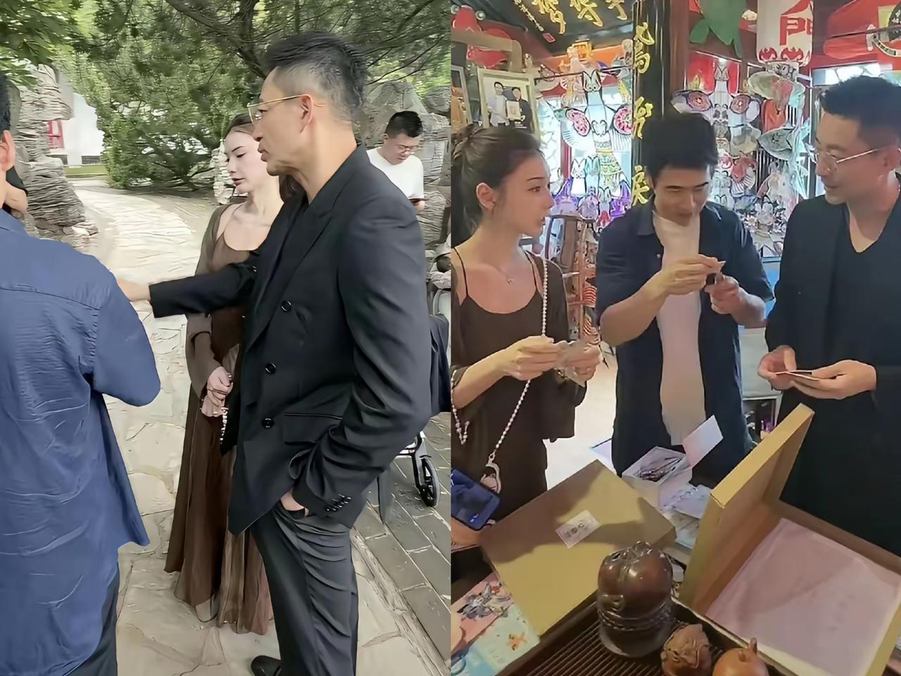 麻六记终成暖心夫妻店！汪小菲带着妻儿大观园直播端午粽子宣传，一家三口同框的画面，